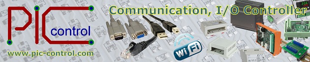 www.pic-control.com, Singapore Network Ethernet WiFi RS232 RS485 USB I/O Controller