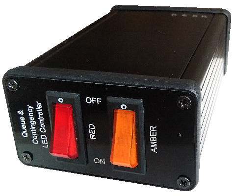Manual overwrite AC switch to activate LED indicator lamps