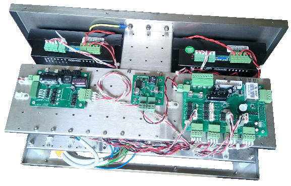 Stainless steel box build electronic control system and wiring