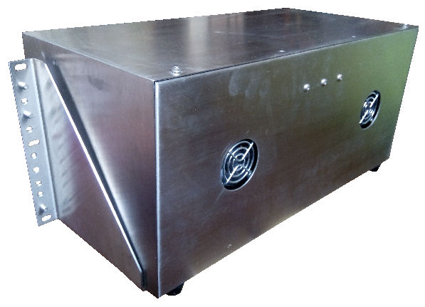 custom stainless steel box build for electronic electrical system