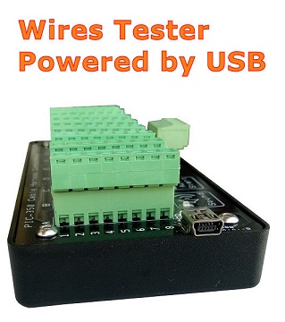 Tester powered by USB cable