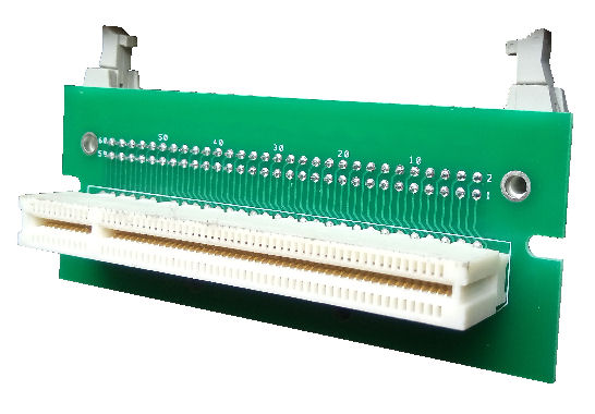 Card edge PCI connector adapter PCB