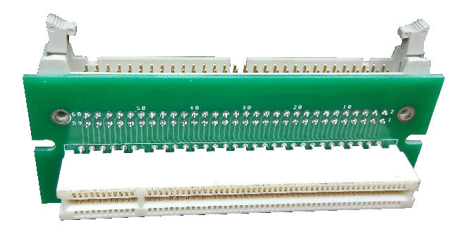 PCI to IDC connector adapter for card edge PCB board