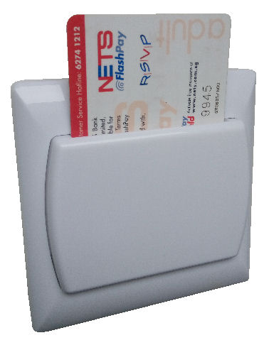 CEPAS NetsFlashPay CAN Card Holder Reader (Energy Saving)