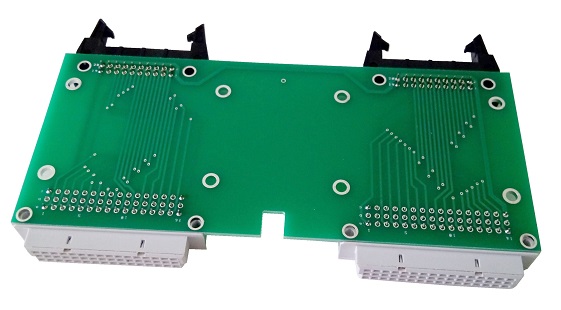DIN 41612 to IDC connector adapter PCB board