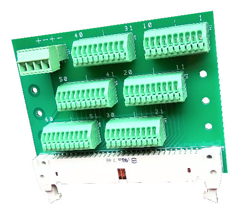 Spring cage connector to lever release IDC connector converter board