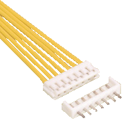 2.5mm pitch connector crimped wire assembly
