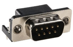 D-Sub socket male 9 pins