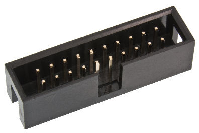 IDC header connector (PCB mount), 20pos