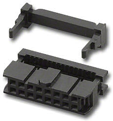 IDC socket (wire to board connector) 16pos