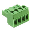 3.81mm pluggable screw terminal connector