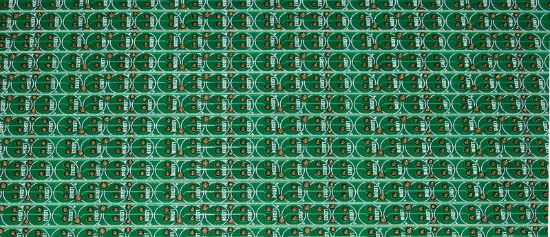 Rows of PIC-250 LED PCB Boards