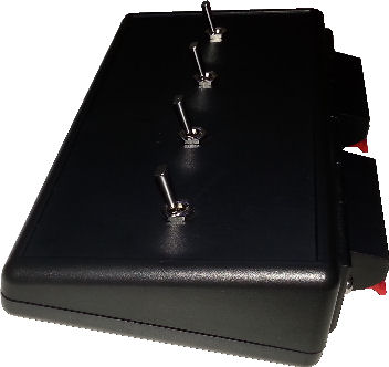 switch box with quick release connectors.