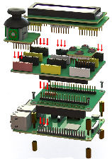 Raspberry Pi Stacking attachment board design