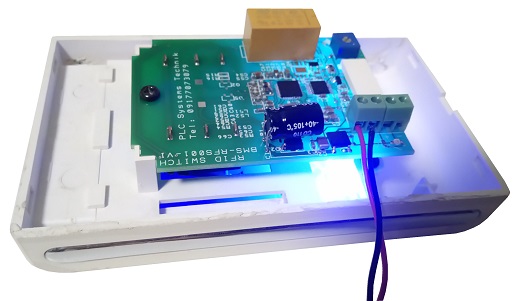 Custom RFID reader circuit for hotel card key