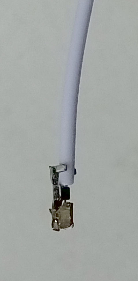 1mm pitch JST connector pin (front side)