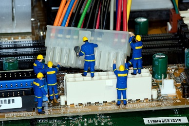 Connecting I/O Interface to Electronic Circuit Board