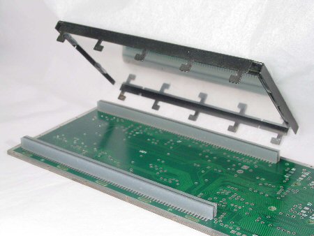 Rubber Strips on LCD panel module, Elastomeric strips