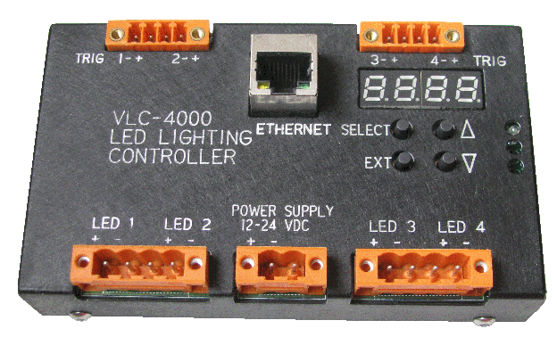 VLC-4000 High Power Output LED Current, trigger by input or computer communication