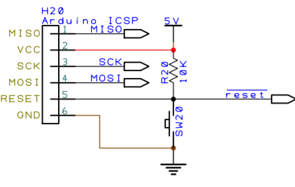 Arduino programming header port