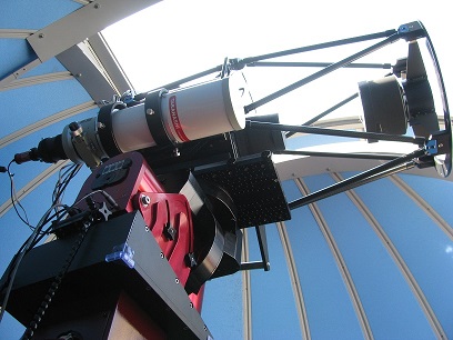 automated electronic controlled dome slit telescope
