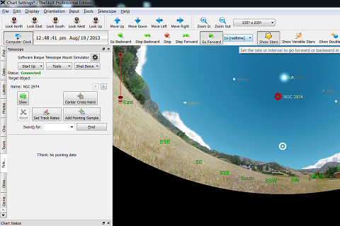 SkyXPro Software Telescope Control Interface