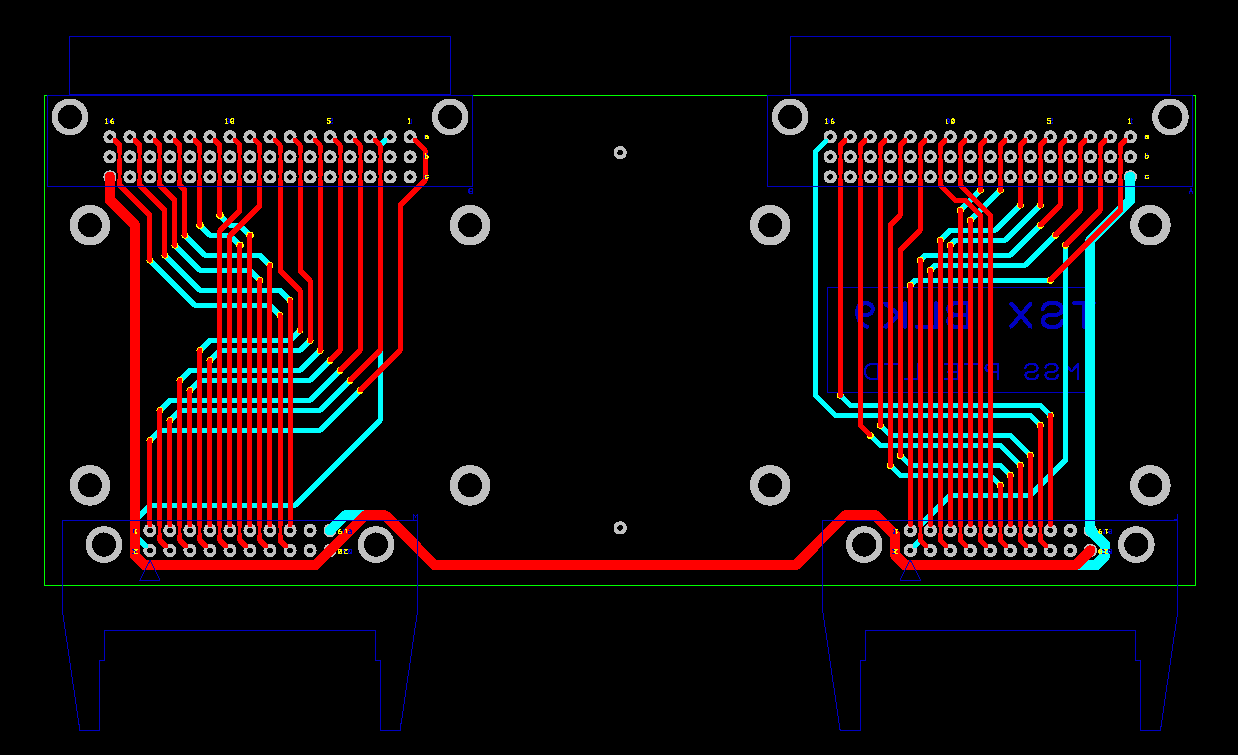 PCB drawing for simplify electrical wiring connection.