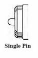 single pin