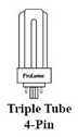 Triple Tube 4-Pin