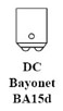 DC Bayonet BA15d