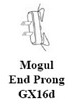 Mogul End Prong GX16d