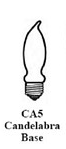 CA5 Candelabra Base