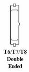 T6 T7 T8 Double Ended