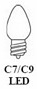 C7/C9 LED 