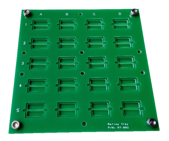 RT-002 Reflow Tray, fixture jig for IC chip testing