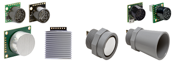 Ultrasonic range finder sensor for water level detection