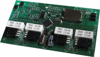 Electronic power control prototype for LED.