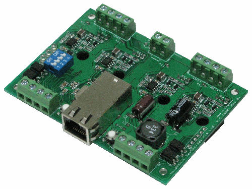 Ethernet communication control electronic prototype