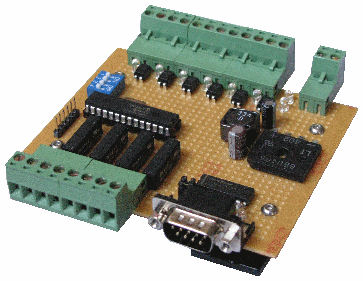 RS232 electronic device control for prototypes