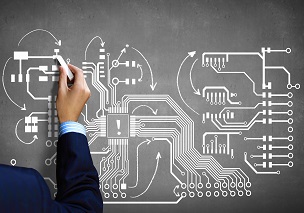 PCB Design Circuit on board