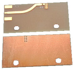 PCB board without any mask and tinned solder