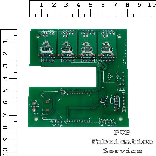 PCB fabrication size less than 100x100mm