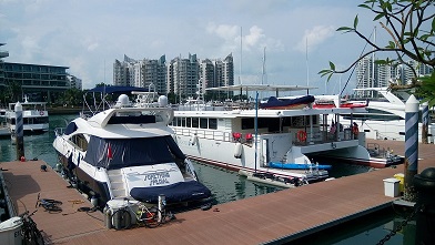 yacht repair at Sentosa Cove