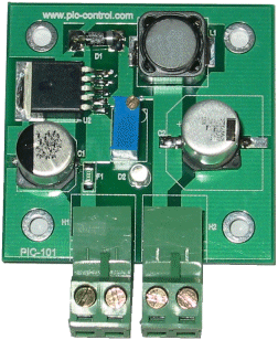 DC-DC converter [PIC-101] (top view)