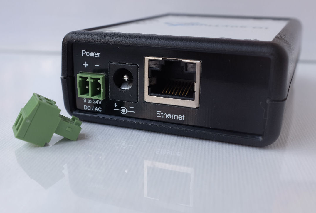 Ethernet I/O controller, to control electronic devices via the internet