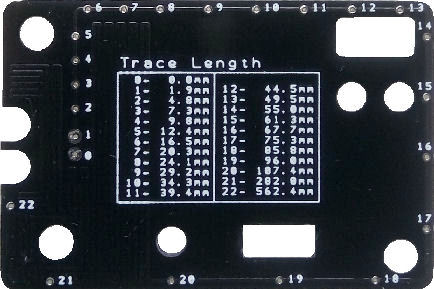 short circuit trace length table