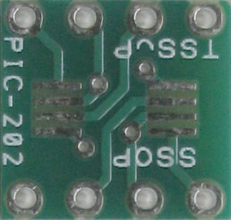 ssop08 to dip08 SMD adaptor