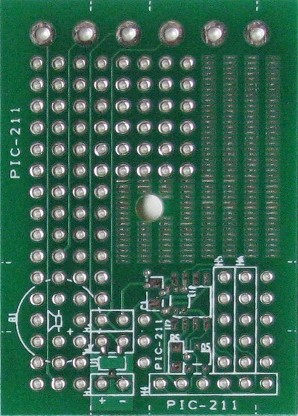 PIC-211 Mini Prototyping Board (front)